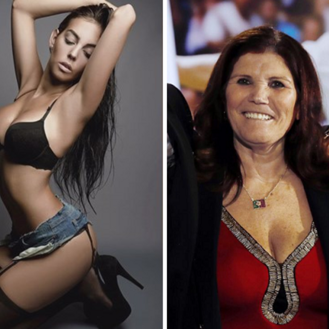 georgina rodriguez, dolores aveiro