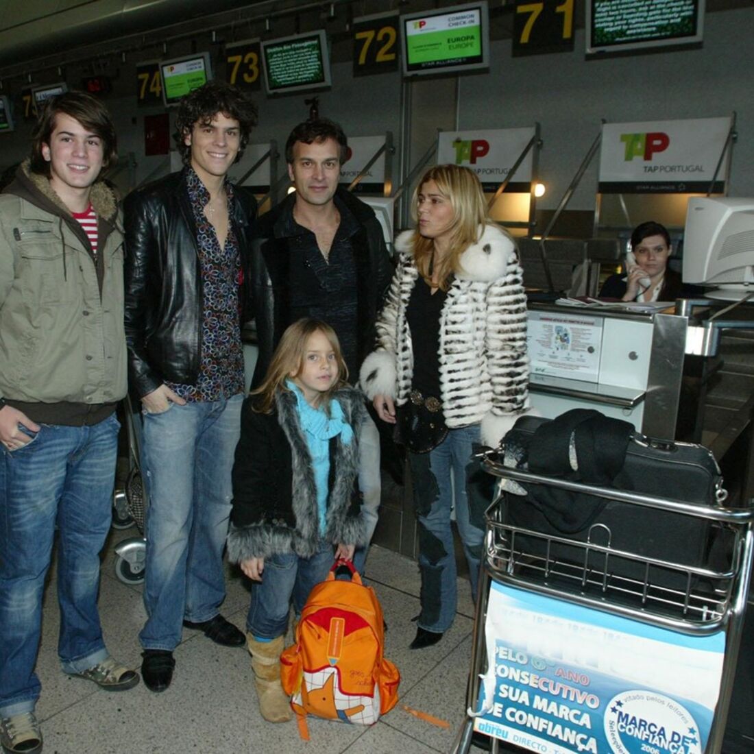 Tony Carreira, Mickael, David, Sara, Fernanda