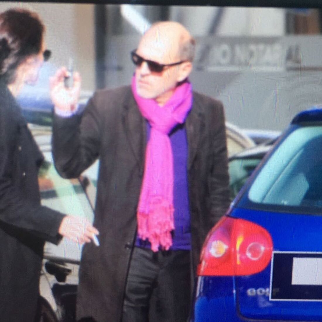 José Wallenstein e Filipa Galante à entrada do Tribunal de Torres Vedras