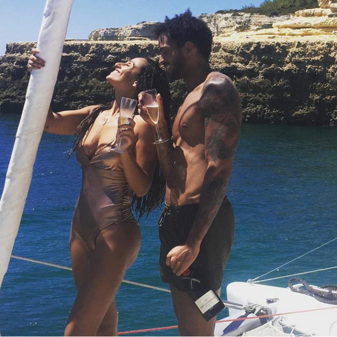 Rita Pereira e Guilhame Lalung