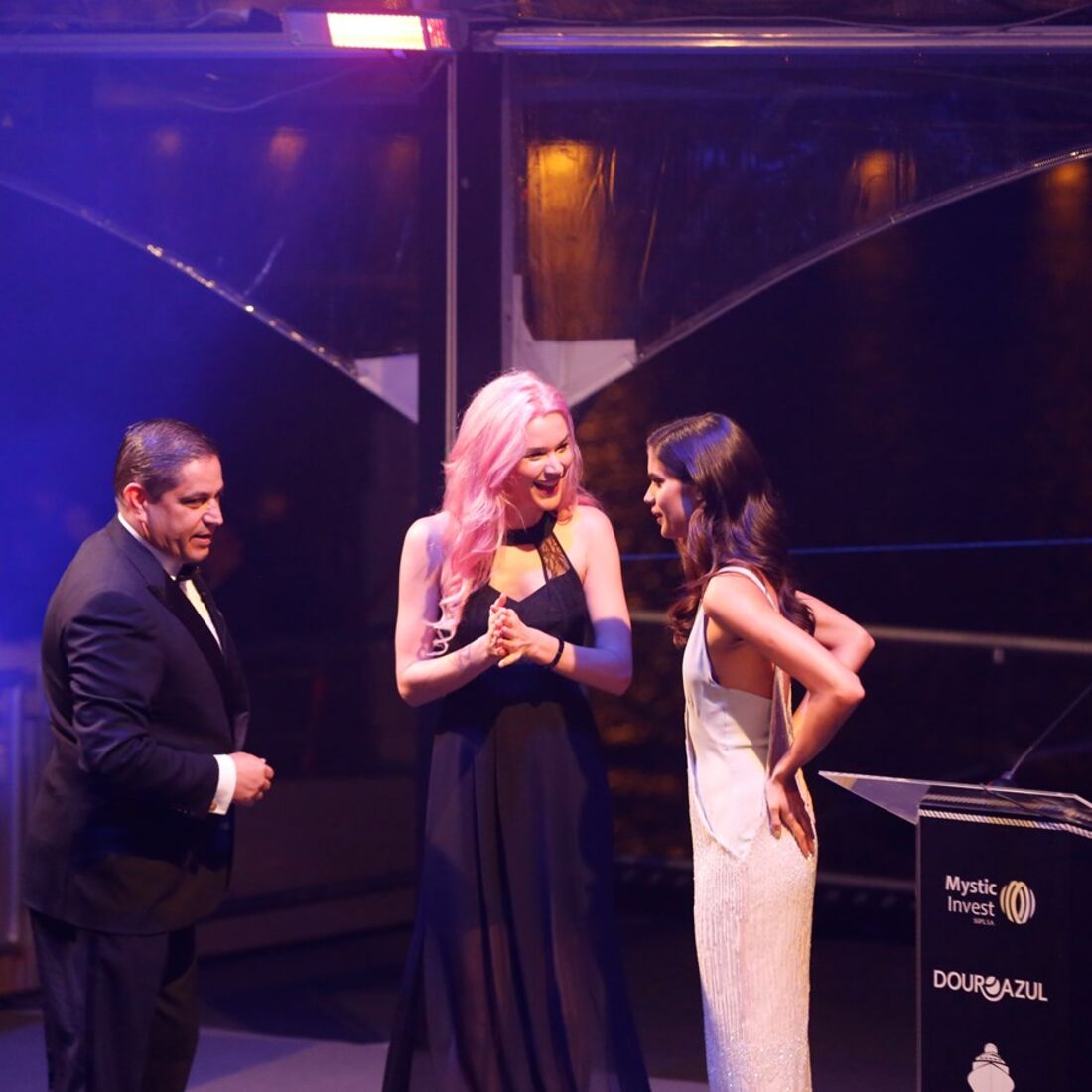 Cerimónia de navios-hotel Douro Azul 