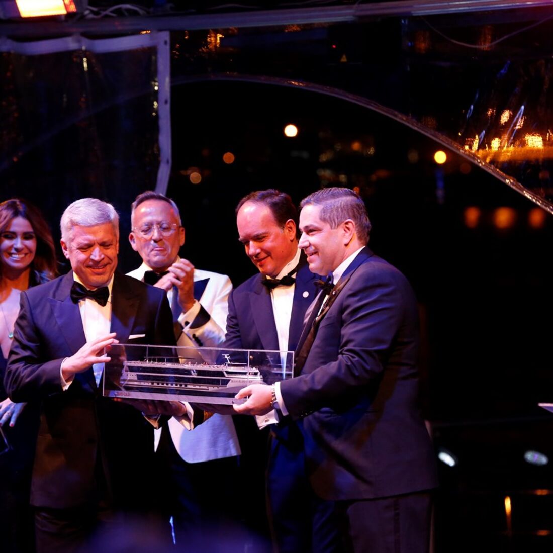 Cerimónia de batismos navios-hotel Douro Azul 