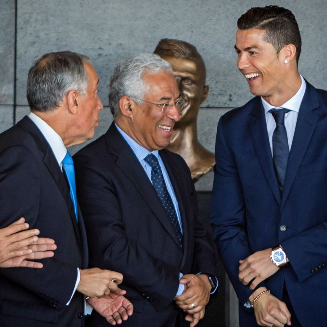 Cristiano Ronaldo, aeroporto madeira, georgina, Marcelo