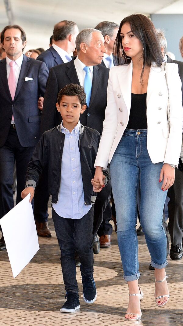 Cristiano Ronaldo, aeroporto madeira, georgina