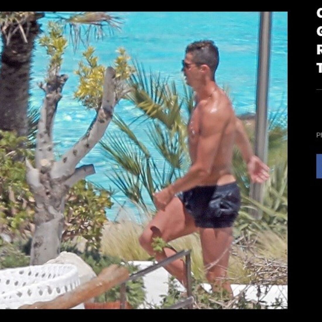 Cristiano Ronaldo, Georgina Rodríguez, Ibiza