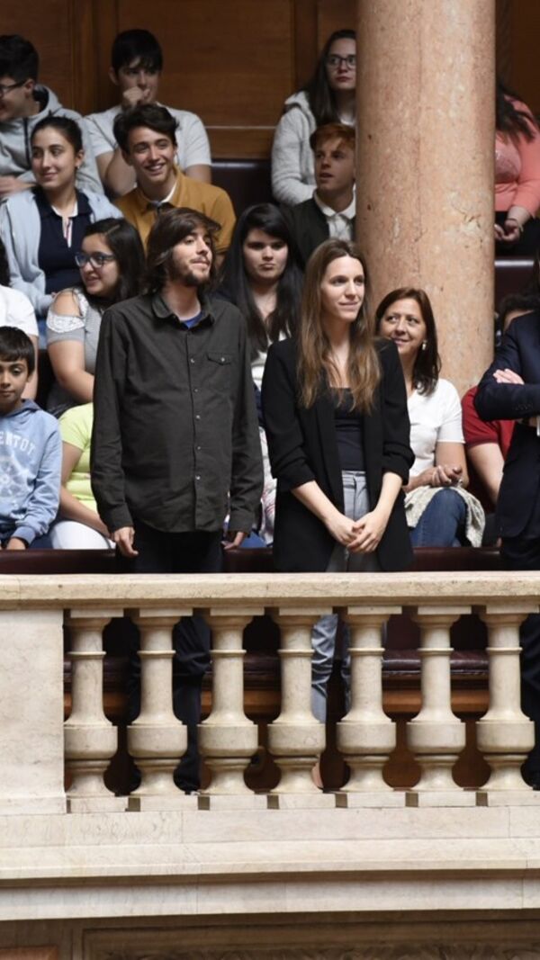 salvador sobral, luísa sobral, assembleia da república, eduardo ferro rodrigues, parlamento