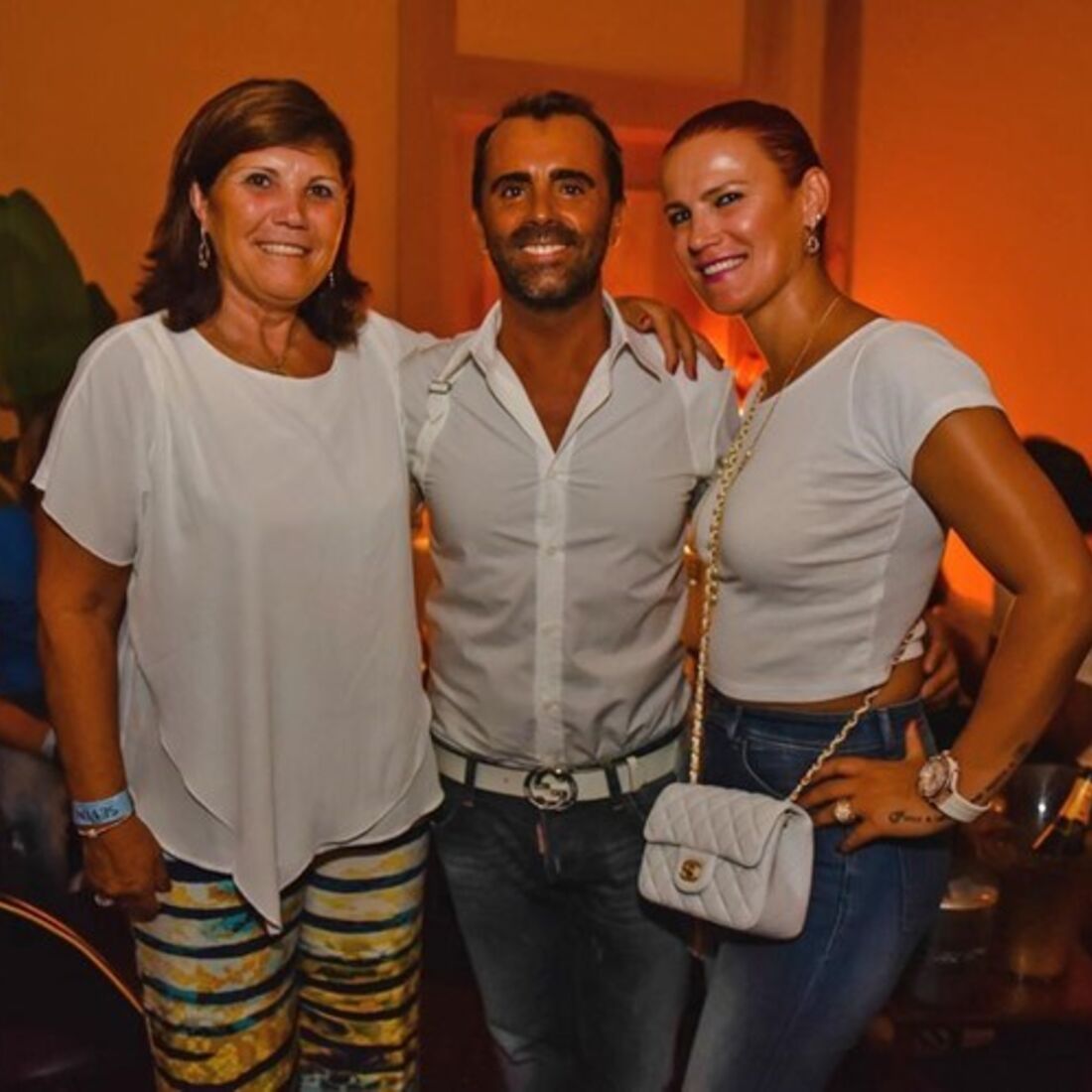 José Pereira, Dolores e Elma Aveiro