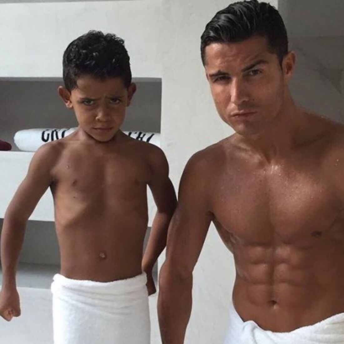 Cristiano Ronaldo e Cristianinho