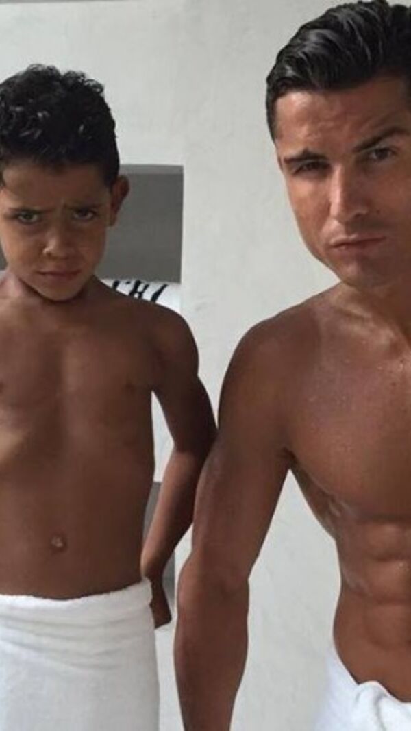 Cristiano Ronaldo e Cristianinho