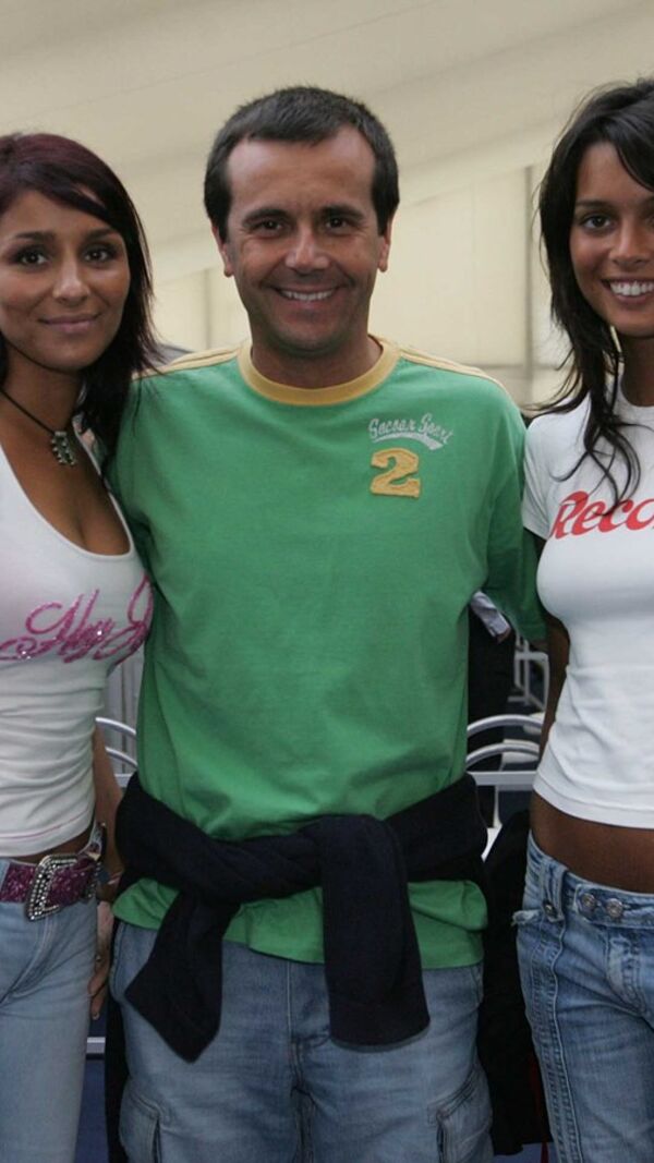 Jorge Gabriel com a mulher