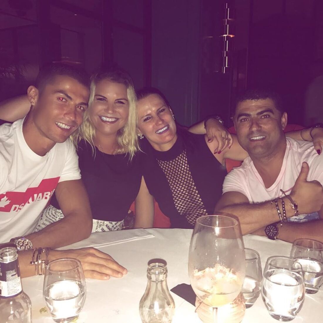 Ronaldo, família Aveiro, Ibiza