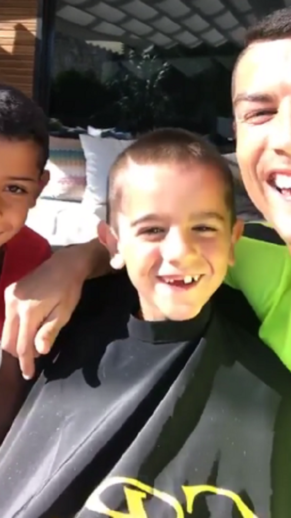 cristiano ronaldo, cristianinho, dinis