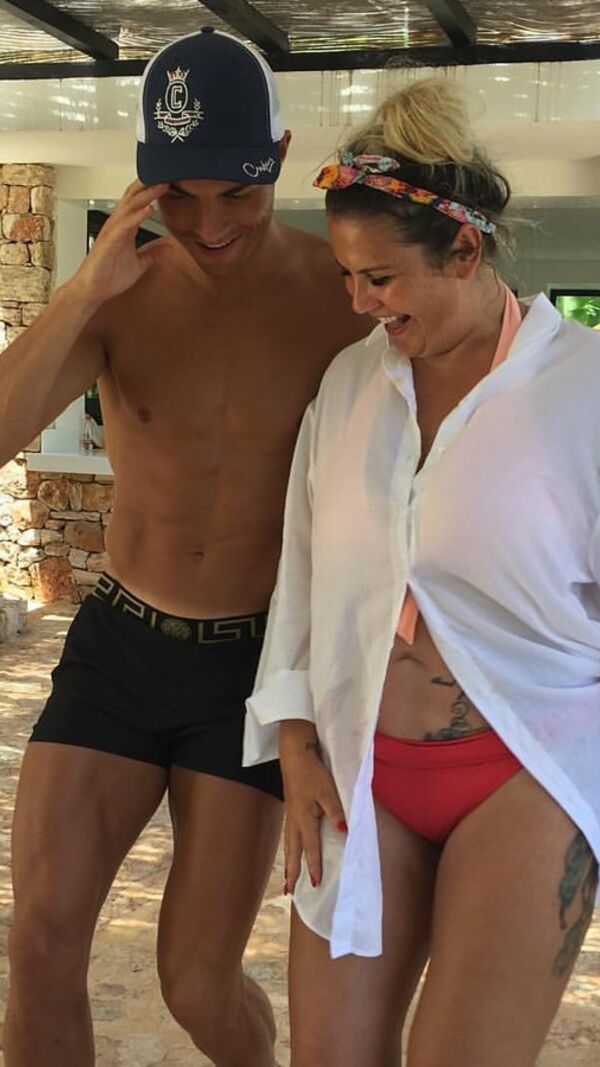 Katia Aveiro e Cristiano Ronaldo