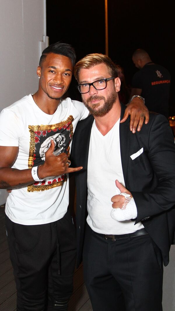 Djaló e Samuel no Lust in Rio