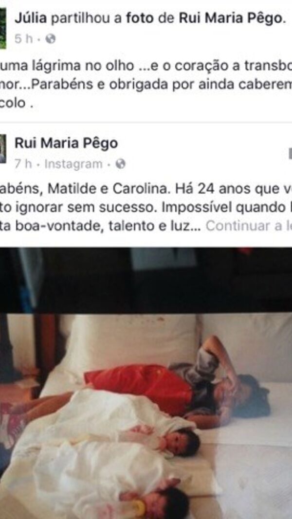 Rui Maria Pêgo, Carolina, Matilde