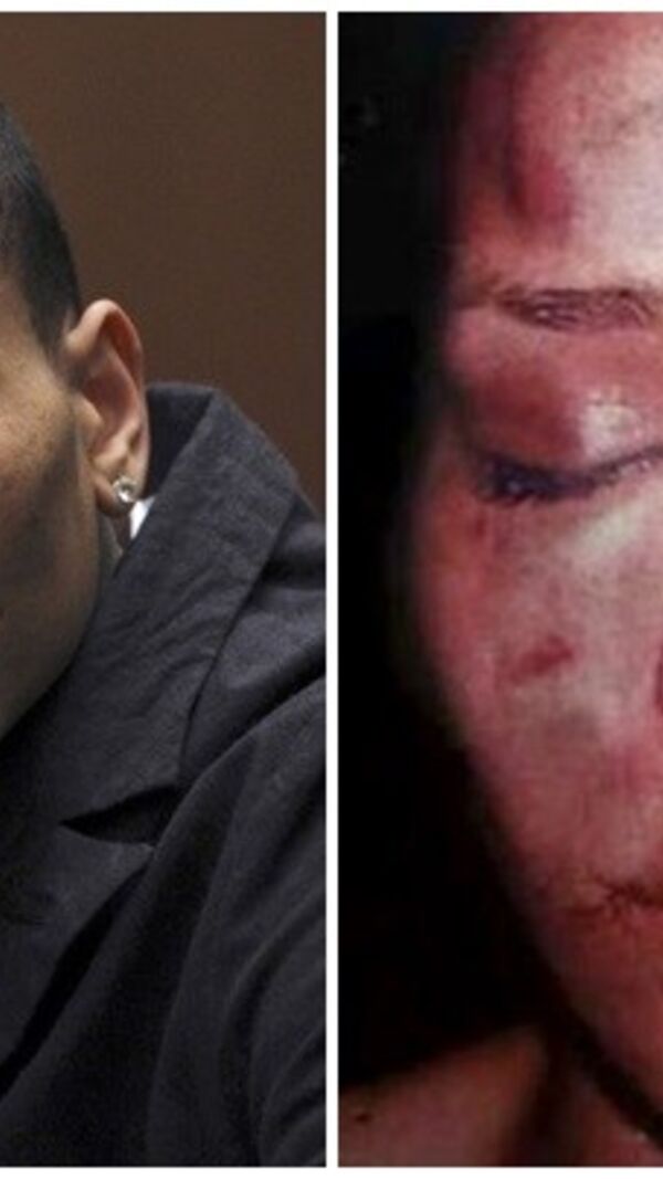 agressão de Chris Brown a Rihanna