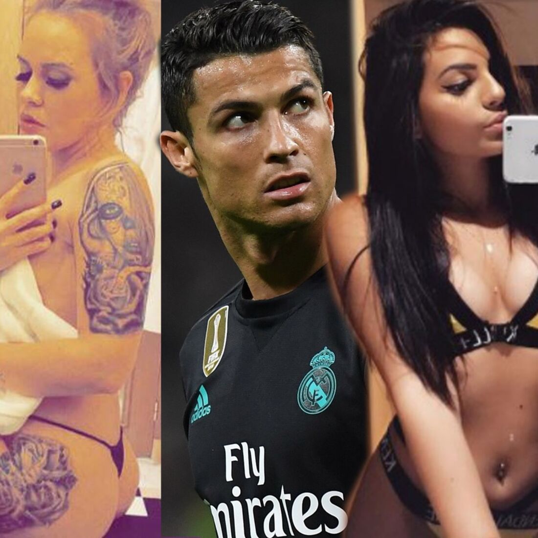 Cristiano Ronaldo, Rute Freitas, Natacha Sofia