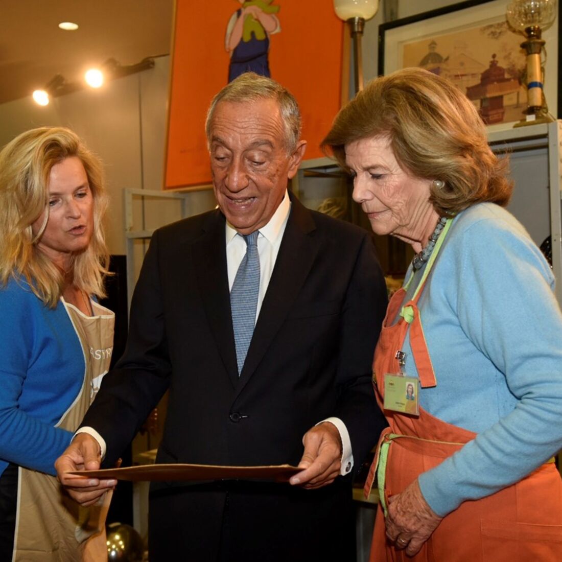 marcelo rebelo de sousa, rastrillo