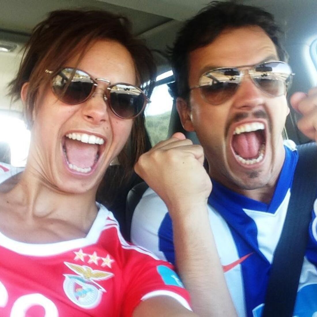 Pedro Teixeira e Cláudia Vieira
