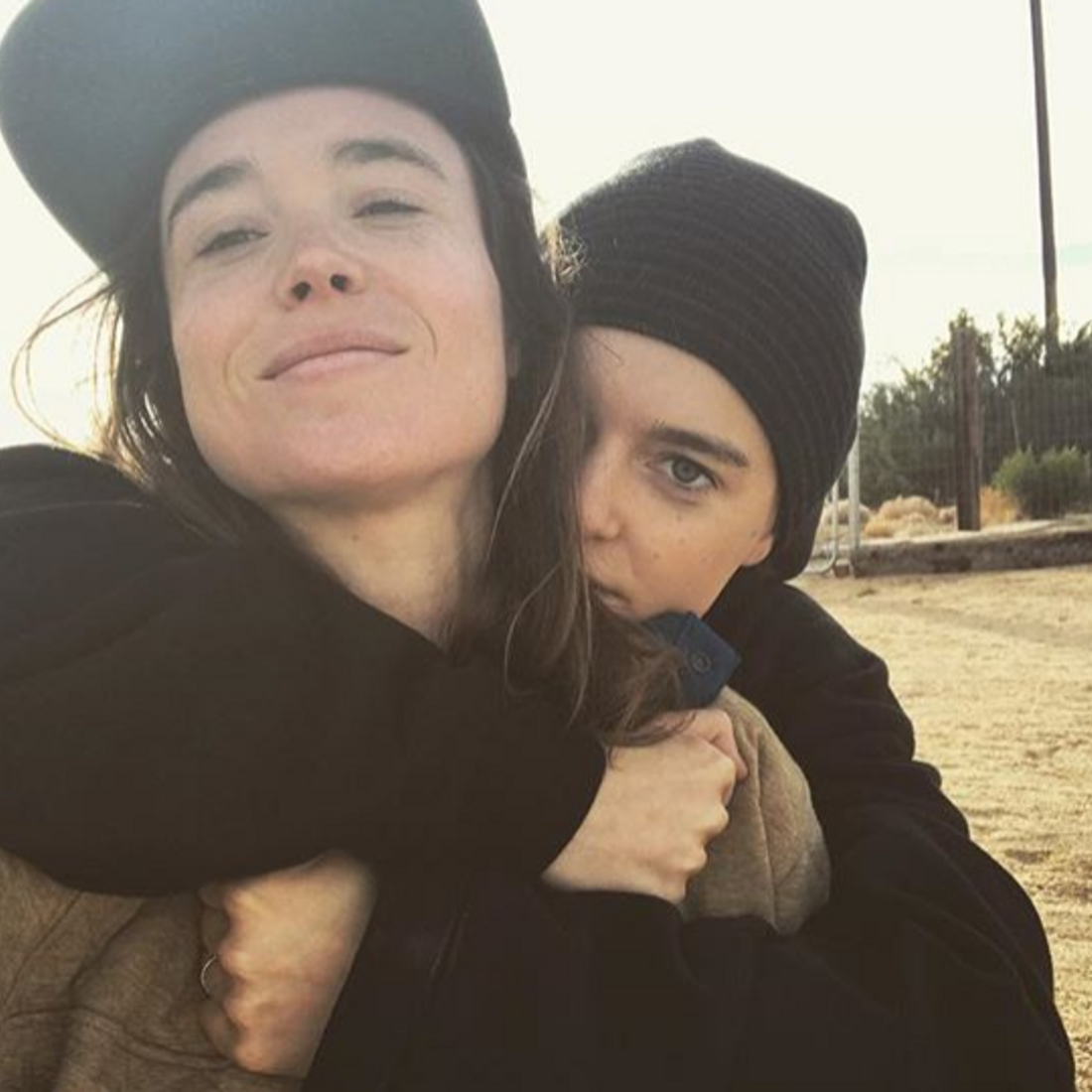 Emma Portner e Elliot Page