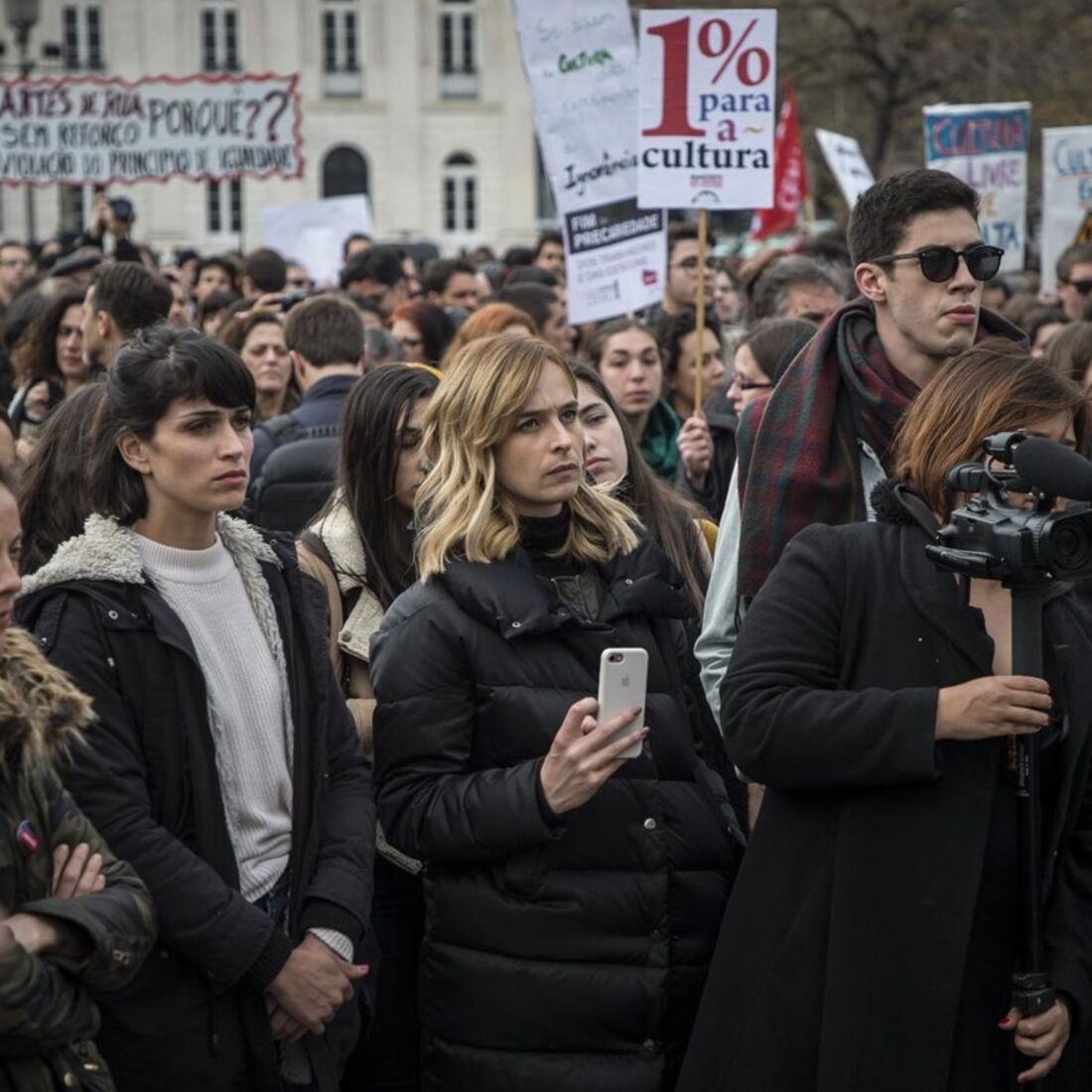 atores, cultura, manifestação, rossio, sara prata