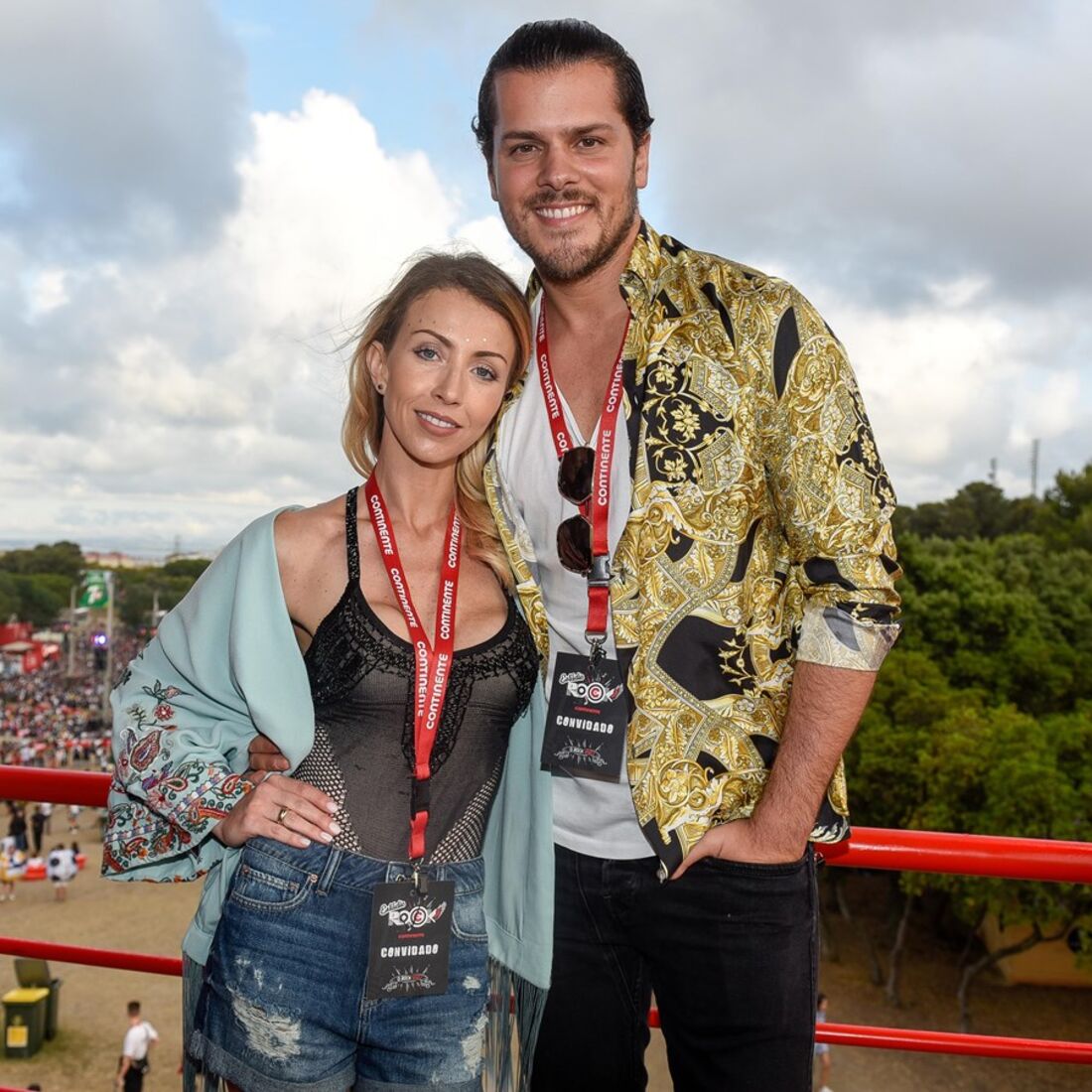 Mickael Carreira e Laura Figueiredo