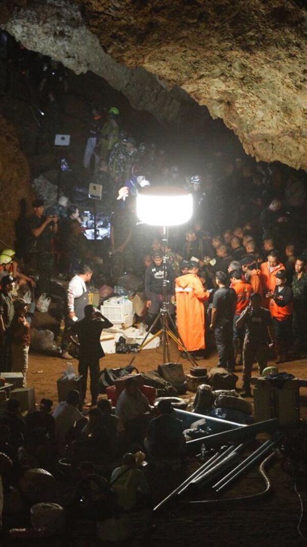 Resgate, Rapazes, Tailândia, Gruta, Chiang Rai