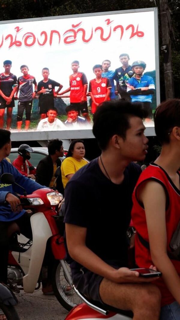 Resgate, Rapazes, Tailândia, Gruta, Chiang Rai