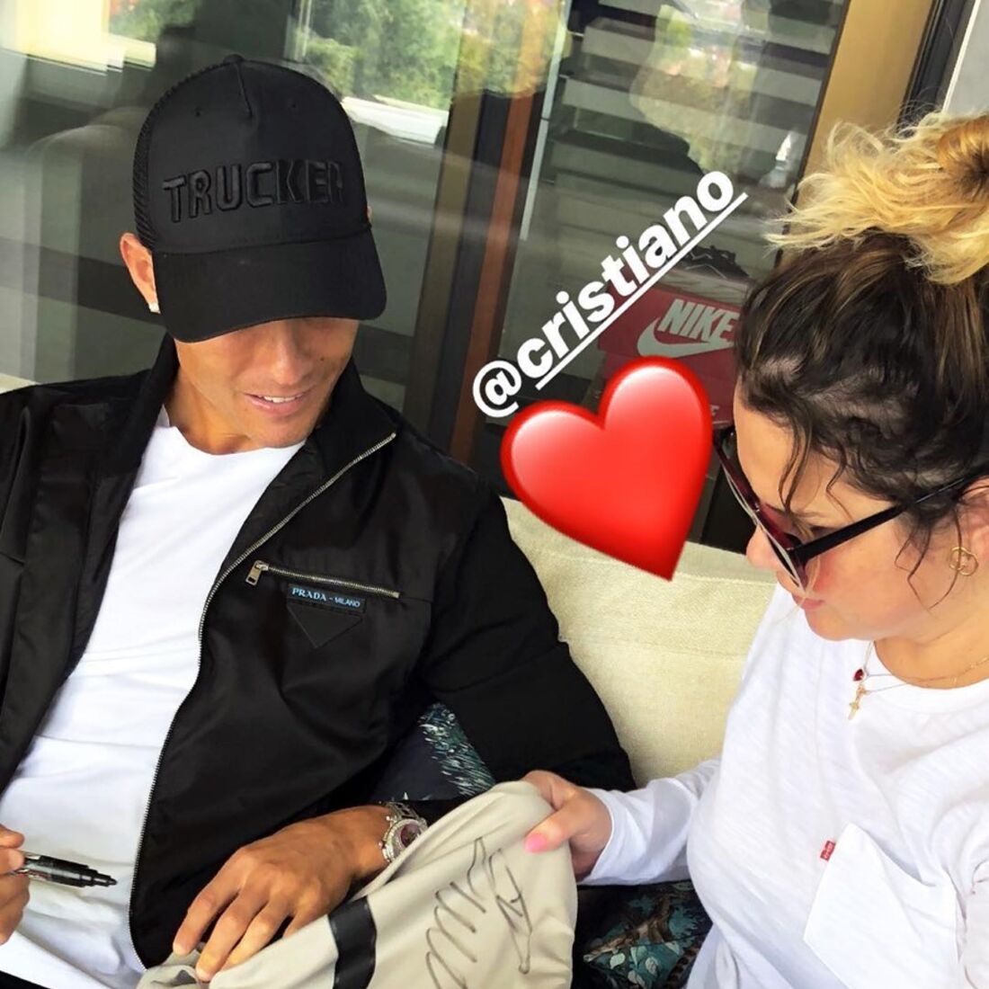 Katia Aveiro, Cristiano Ronaldo