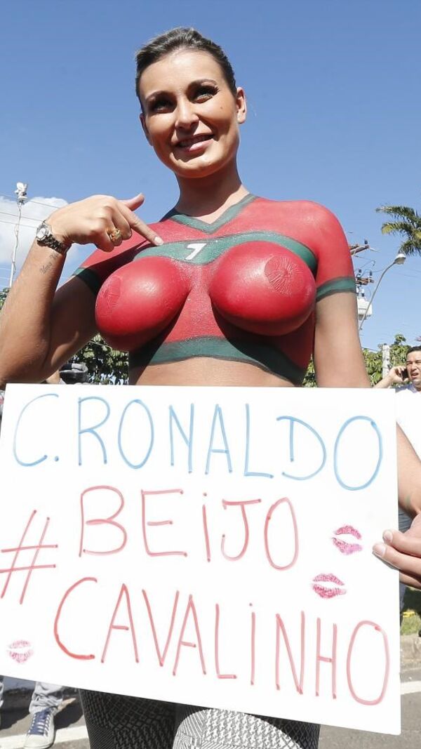 Andressa Urach, Cristiano Ronaldo