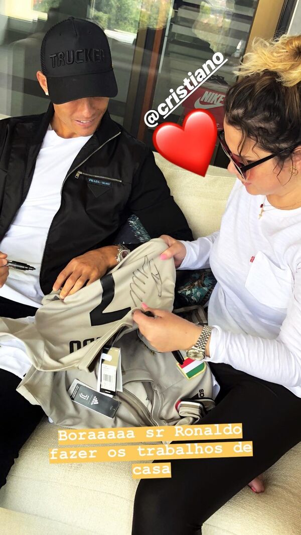 Katia Aveiro, Cristiano Ronaldo