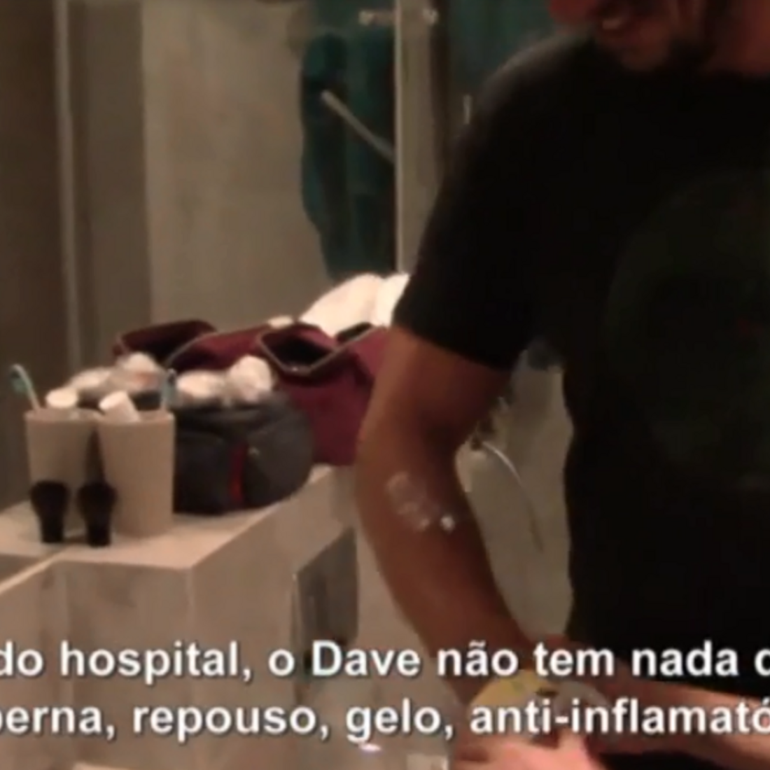 dave, eliana, casados a primeira vista, hospital, lesão, joelho, arborismo, atividade radical