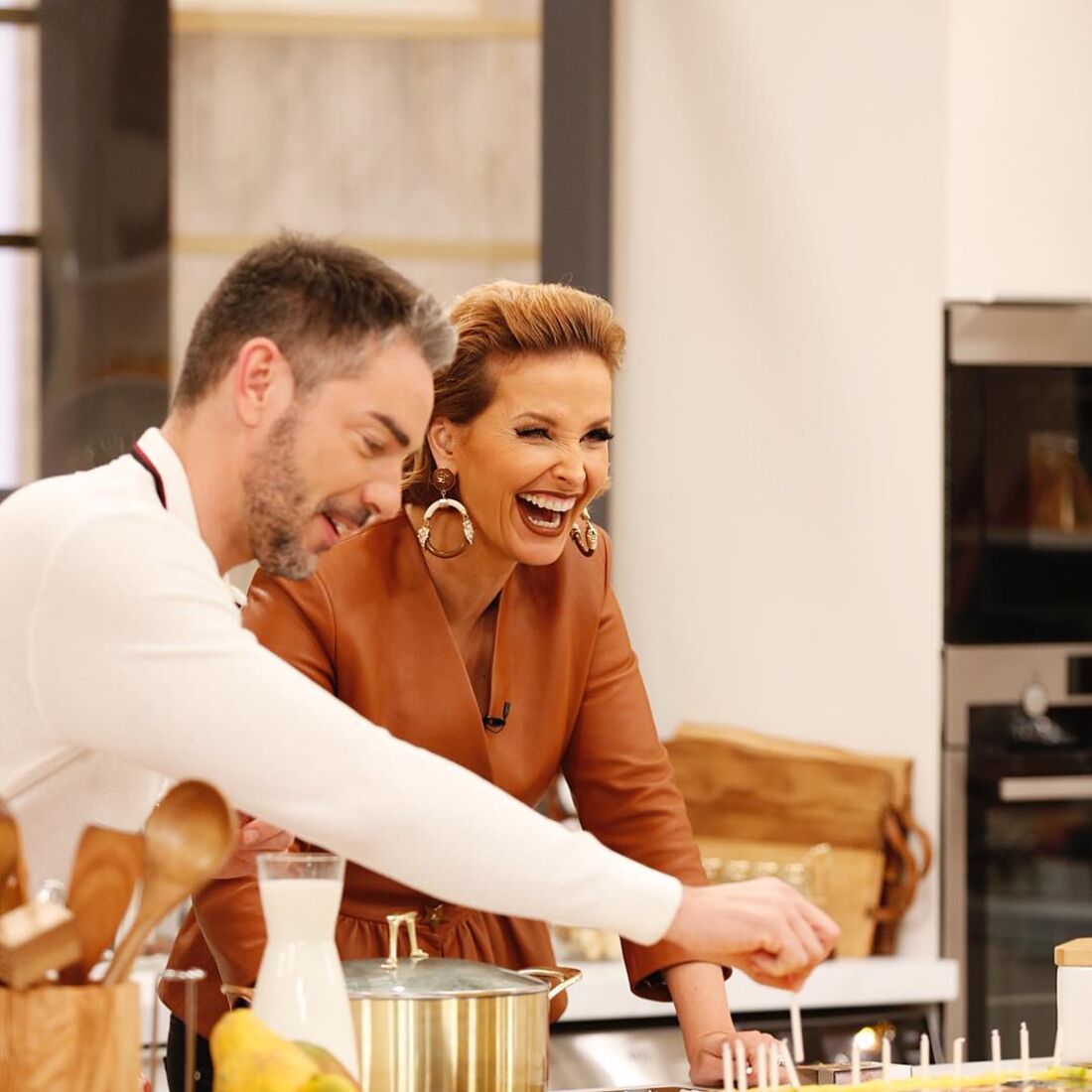 Cristina Ferreira e Cláudio Ramos