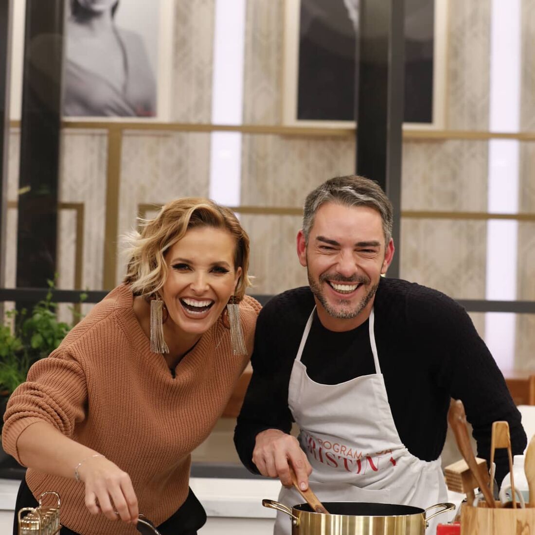 Cristina Ferreira e Cláudio Ramos