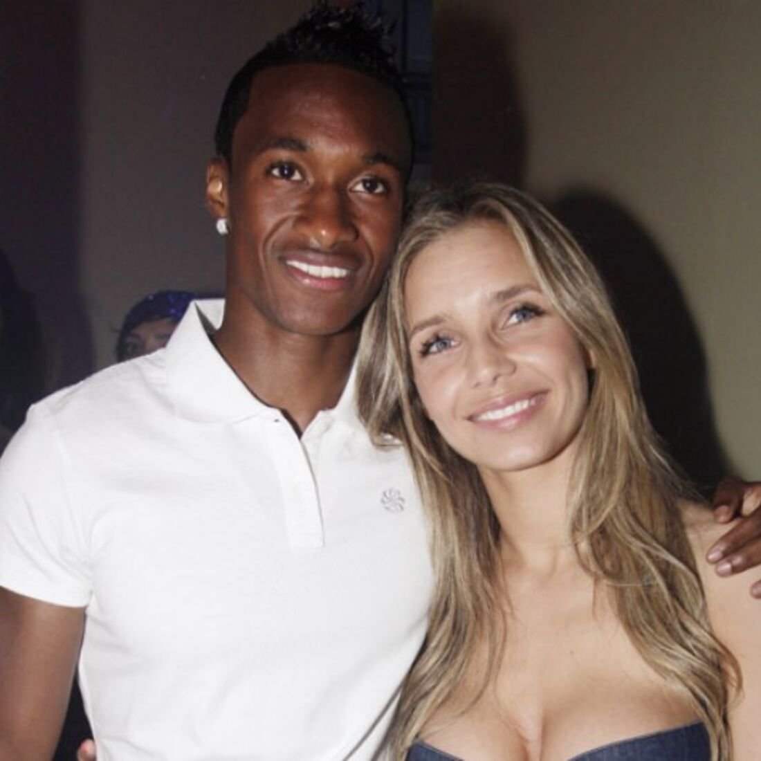 Yannick Djaló e Luciana Abreu quando ainda eram casados. 