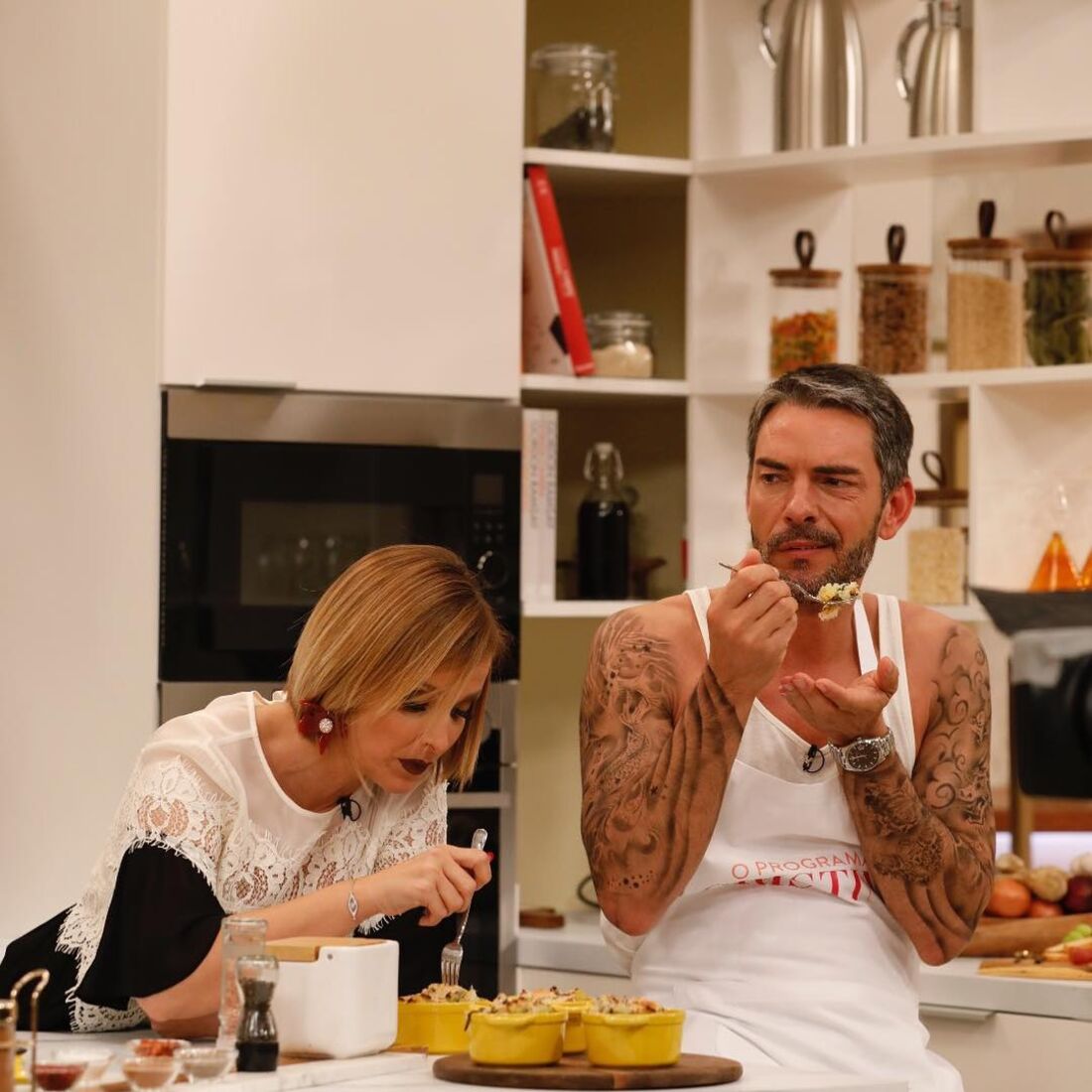 Cláudio Ramos e Cristina Ferreira