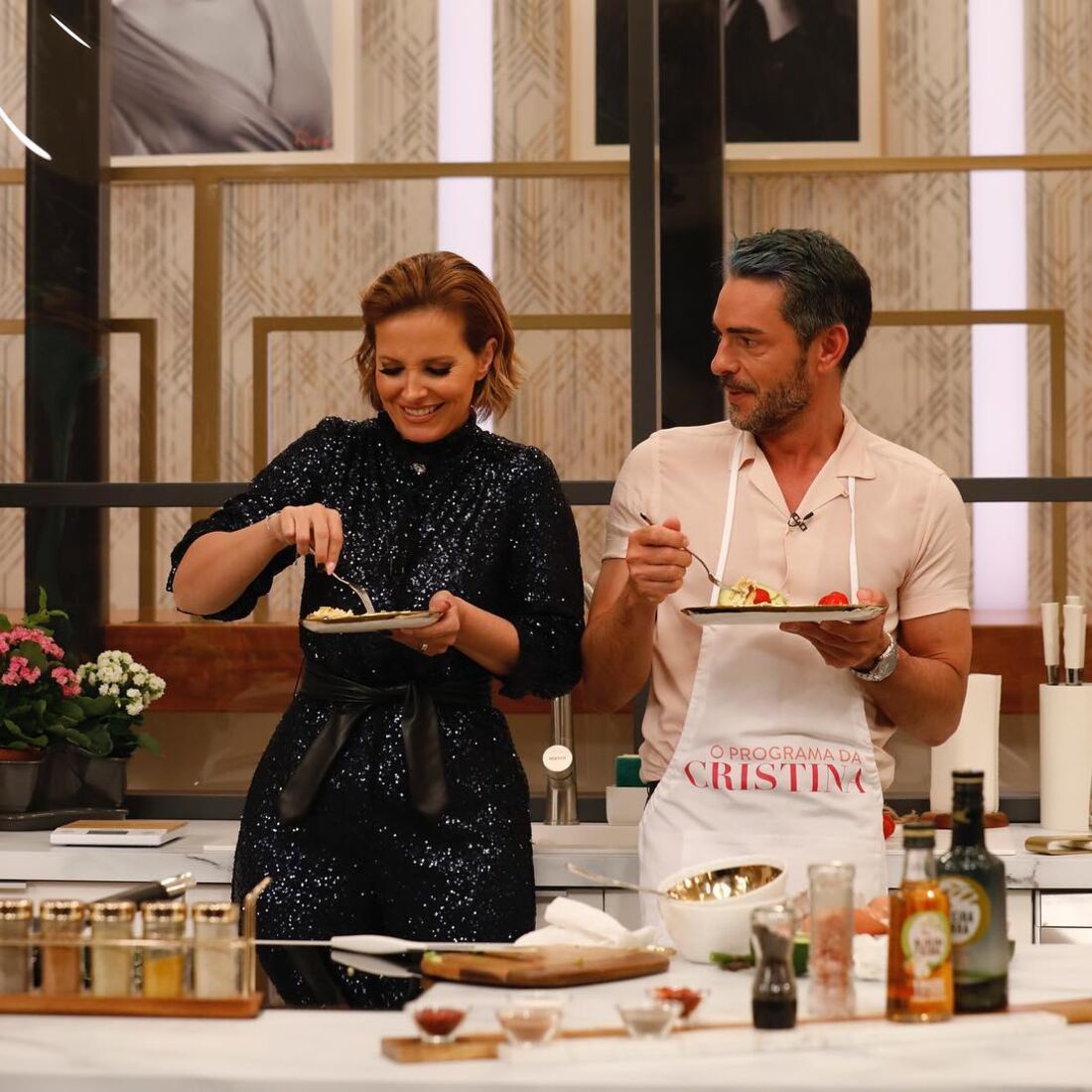 Cláudio Ramos e Cristina Ferreira