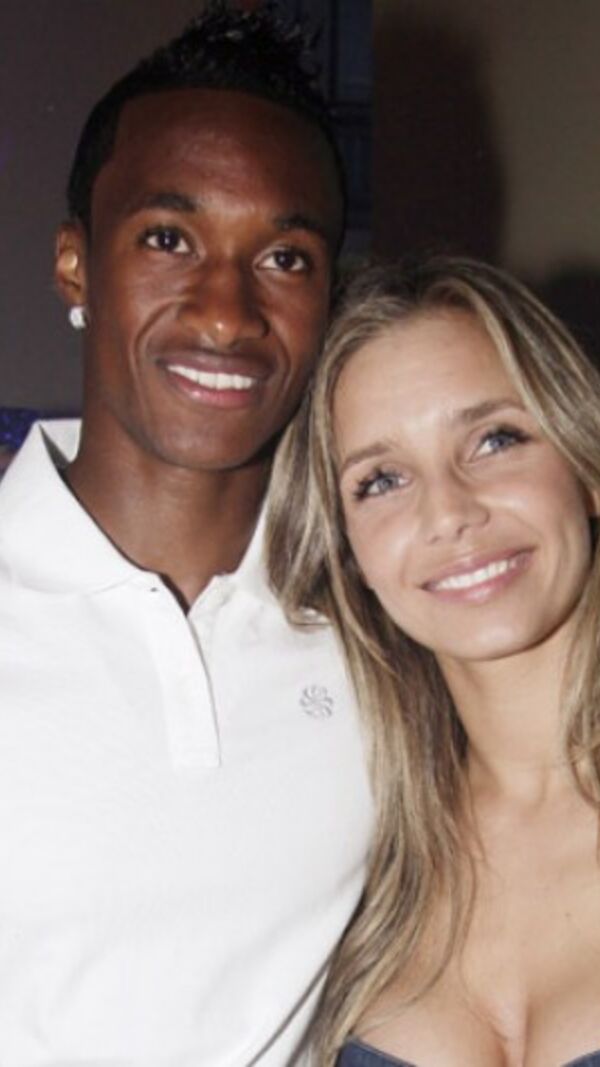 Yannick Djaló e Luciana Abreu quando ainda eram casados.