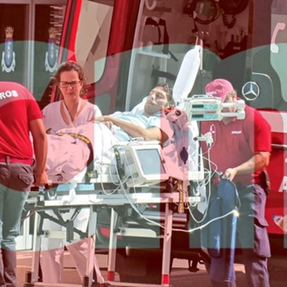 ângelo Rodrigues, ator, hospital, infeção