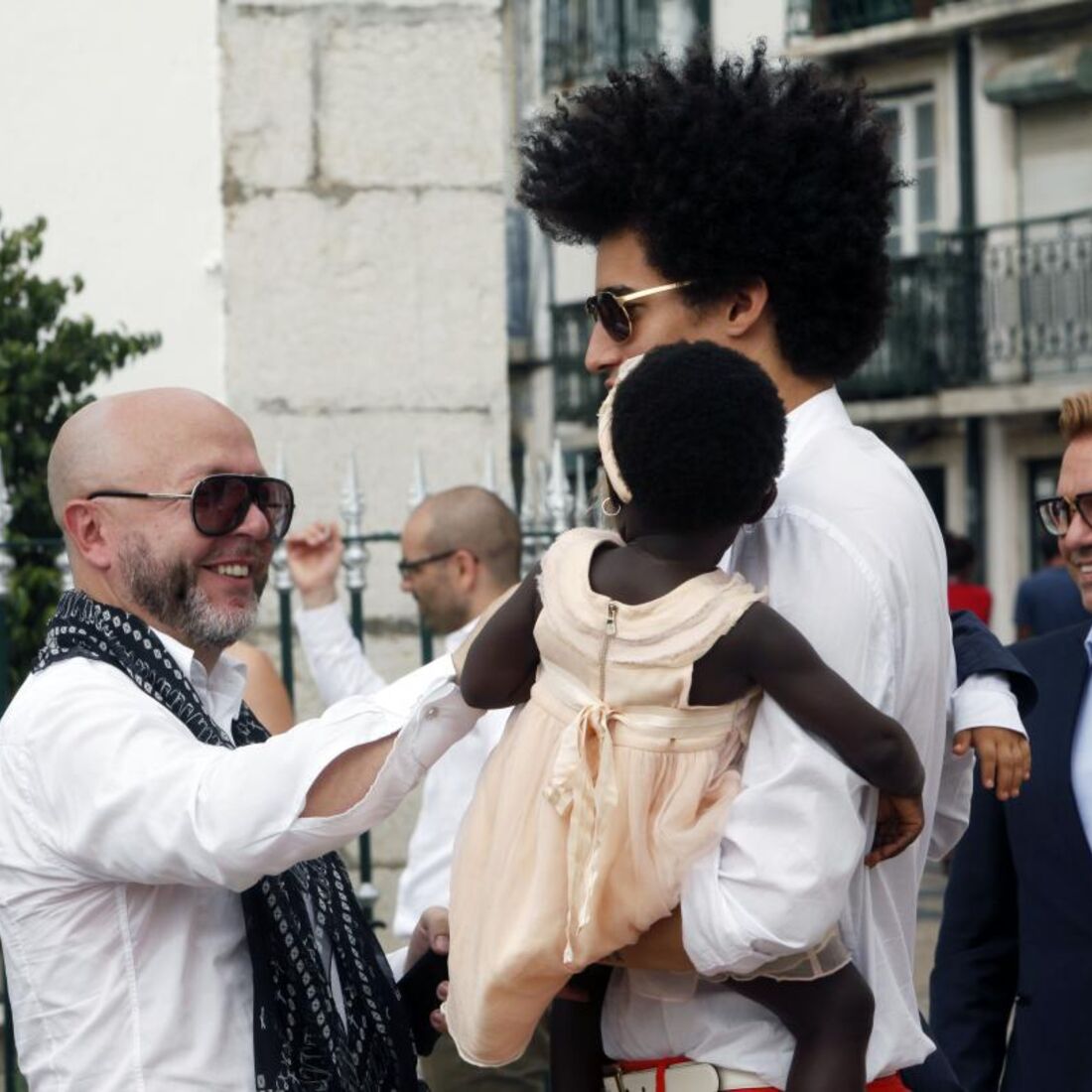 Eduardo Beauté, Luís Borges, batizado, filhos, lurdes, eduardo