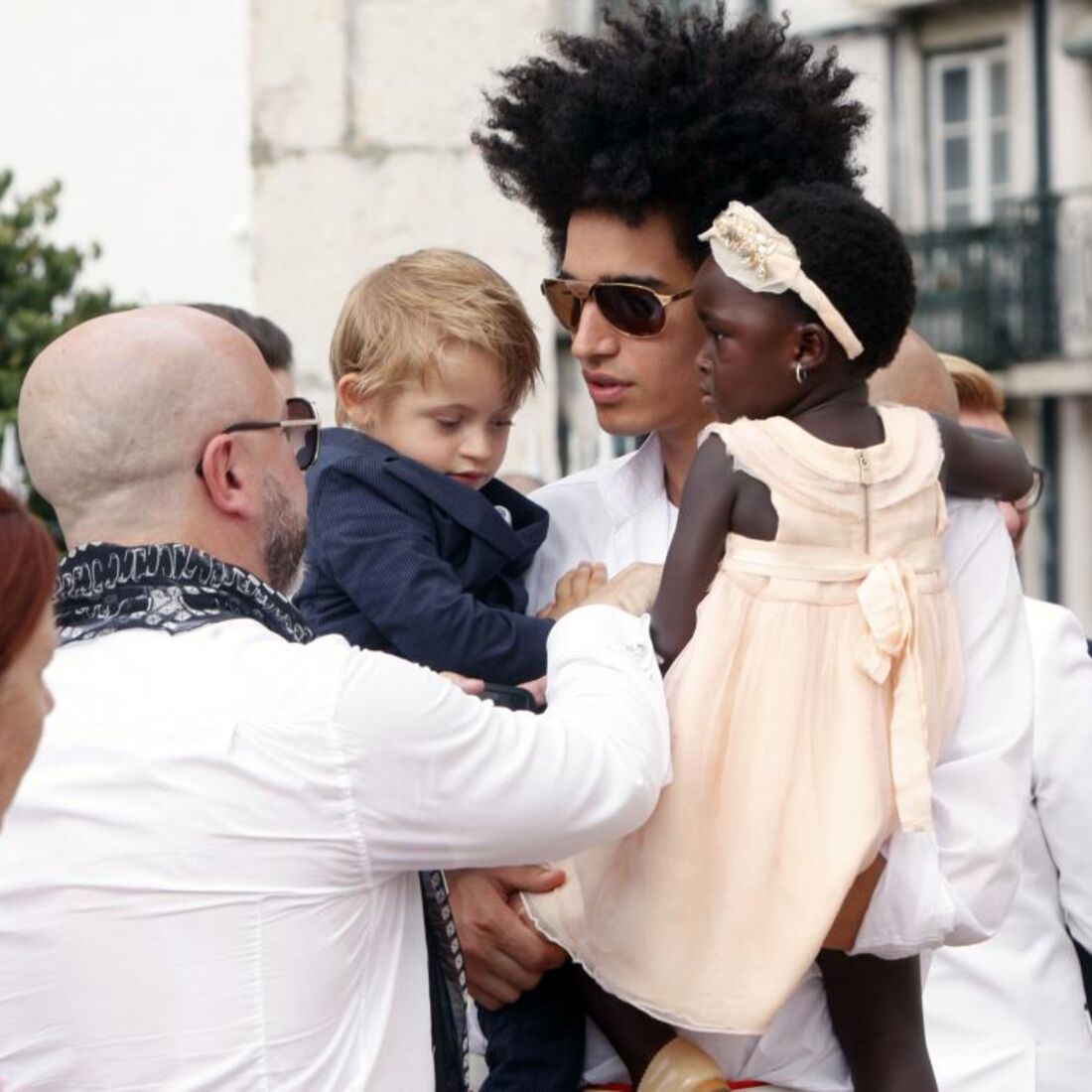 Eduardo Beauté, Luís Borges, batizado, filhos, lurdes, eduardo