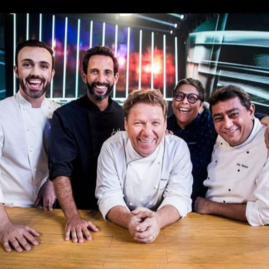 Leo Paixão, José Avillez, Claude Troisgros, Kátia Barbosa, João Batista 