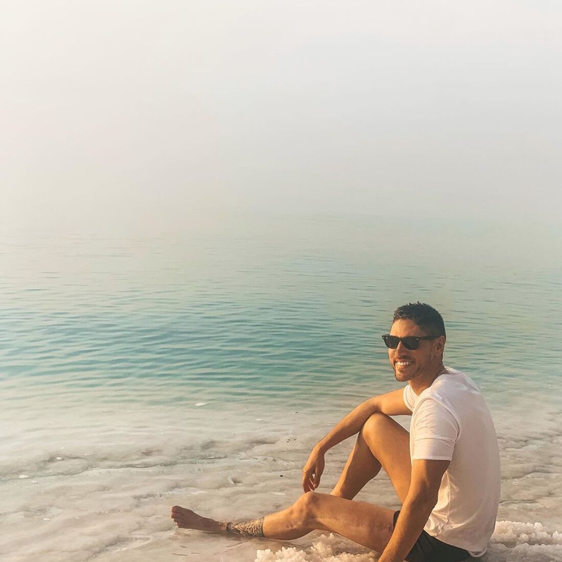 angelo rodrigues, infeção, cicatriz, viagem, jordânia, mar morto