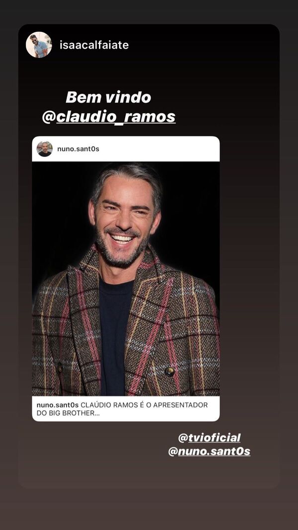 Cláudio Ramos, TVI, Big Brother, 1.º dia, boas vindas