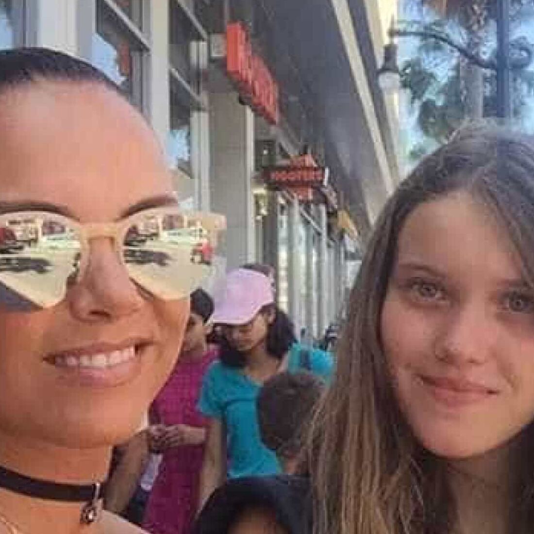 Iva Domingues e a filha, Carolina