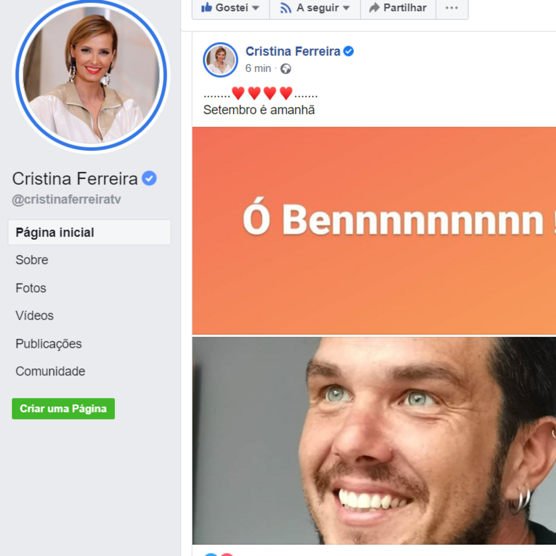 Cristina Ferreira, Ruben Vieira