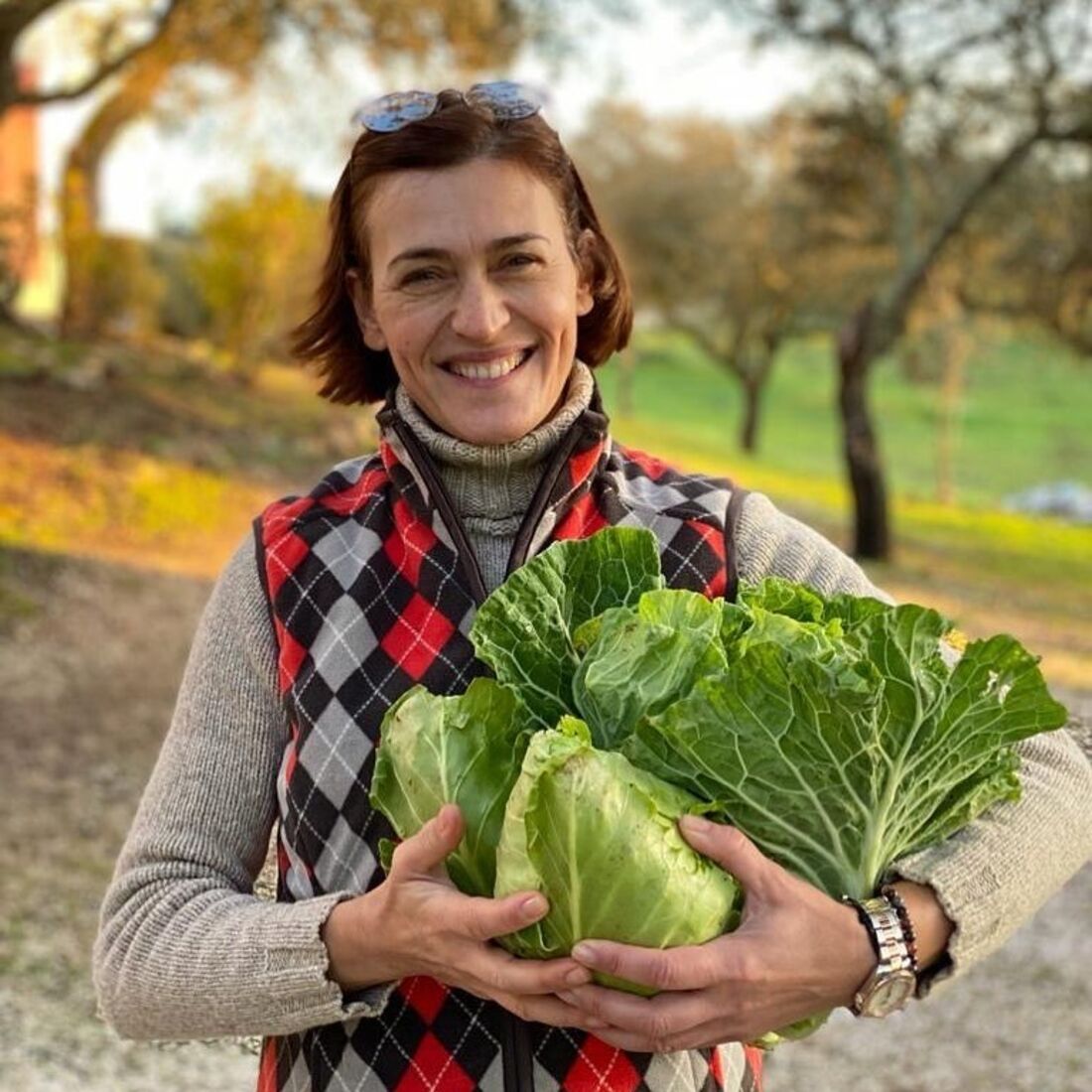 Fátima Lopes, campo, pausa, horta