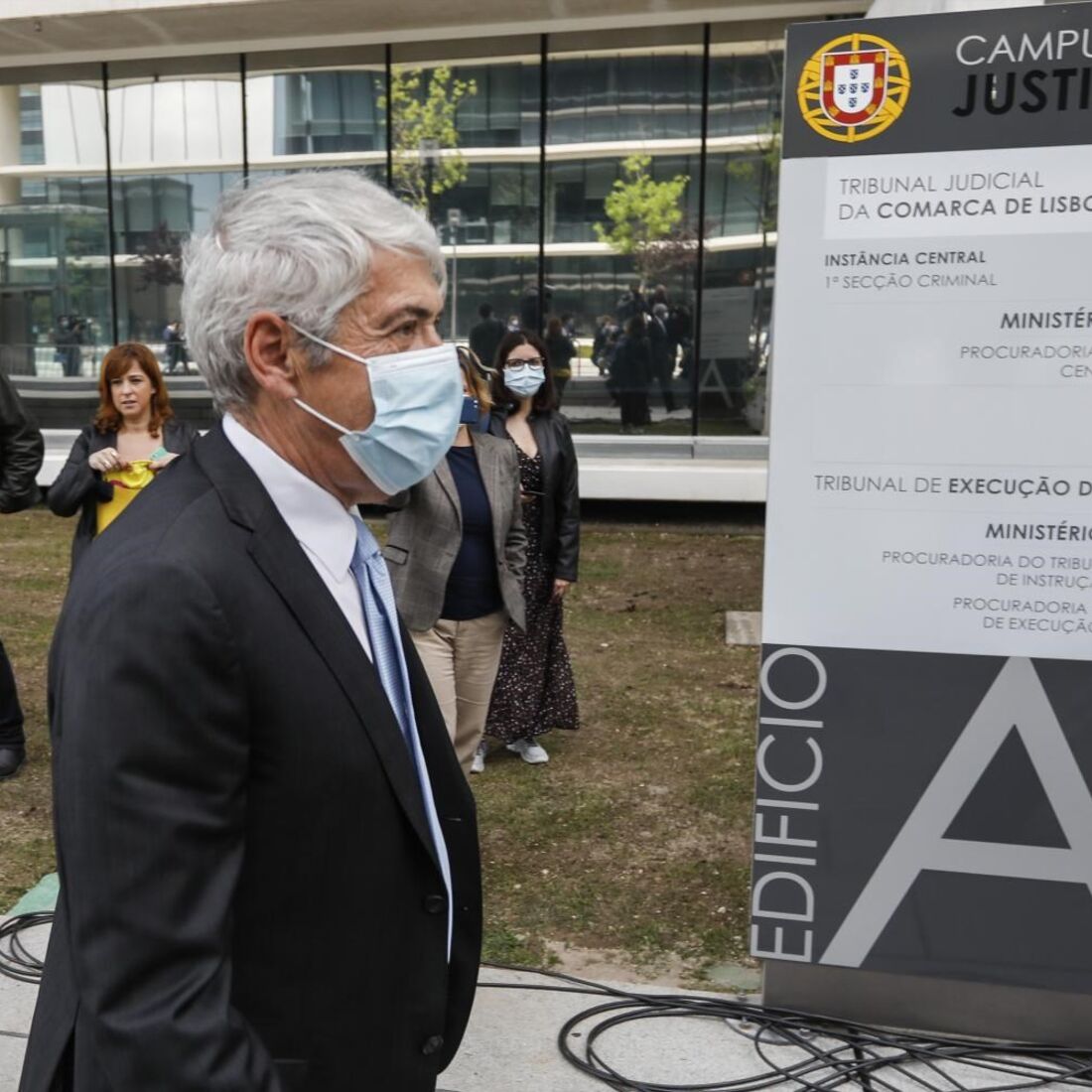 José Sócrates em tribunal
