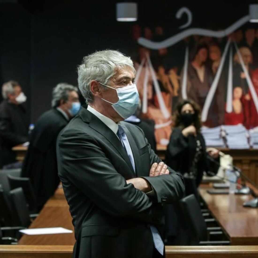 José Sócrates em tribunal