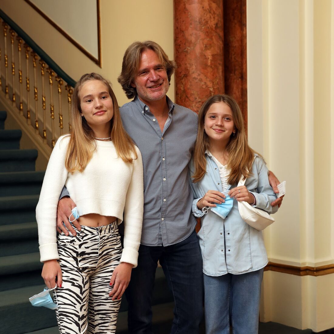 Alexandra Piet-Hein no teatro em família com a filha Margarida